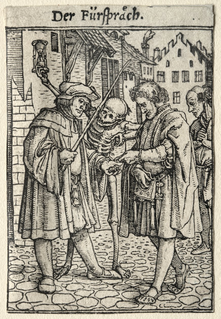 Ölüm Dansı: Avukat. by Hans Holbein