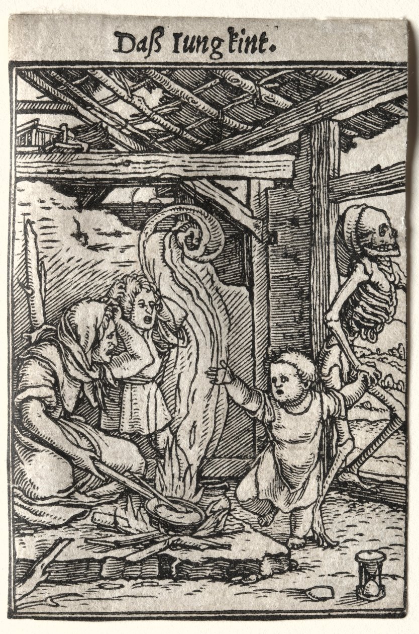 Ölüm Dansı: Çocuk, c. 1526. by Hans Holbein