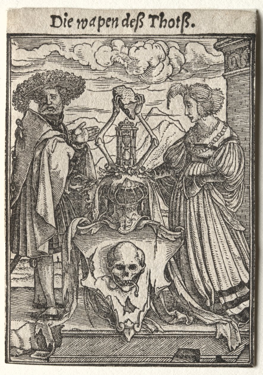Ölümün Dansı: Ölüm Arması by Hans Holbein