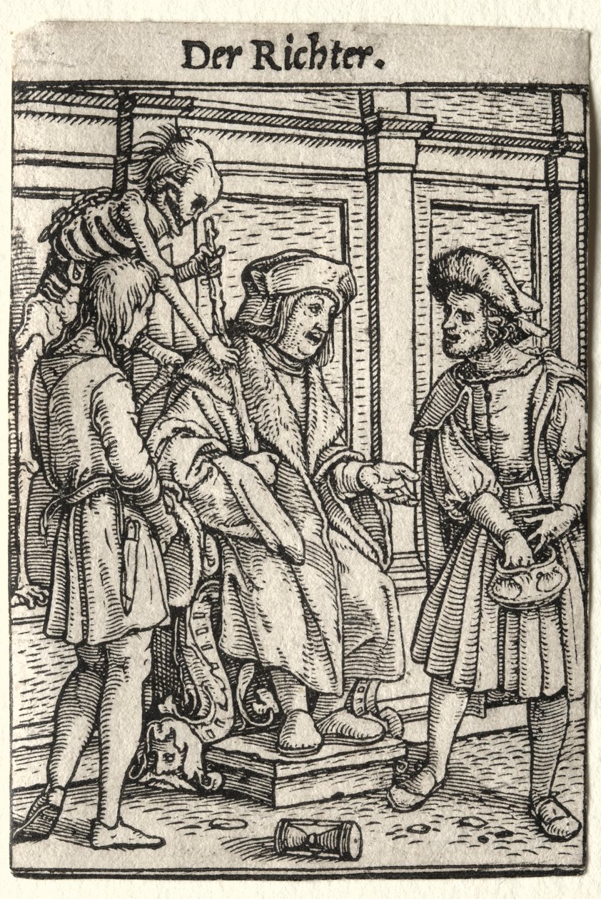 Ölüm Dansı: Yargıç by Hans Holbein