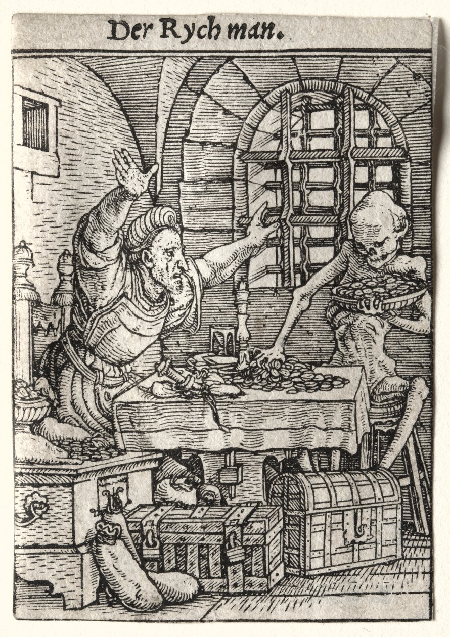 Ölüm Dansı: Cimri by Hans Holbein