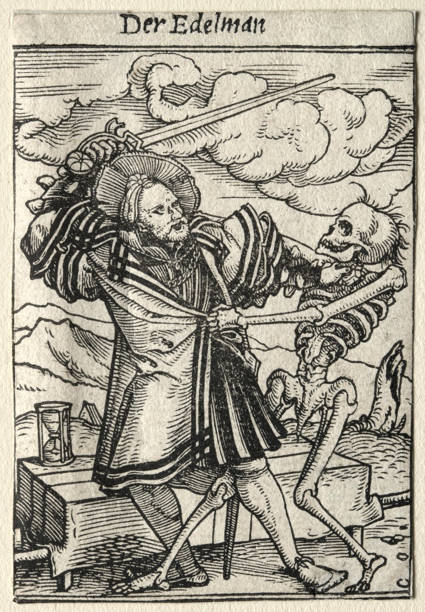 Ölüm Dansı: Asilzade. by Hans Holbein