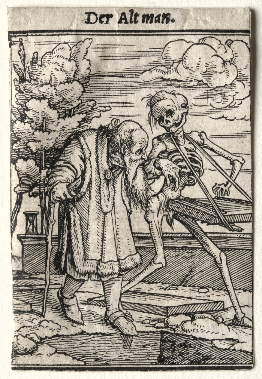 Ölüm Dansı: Yaşlı Adam by Hans Holbein