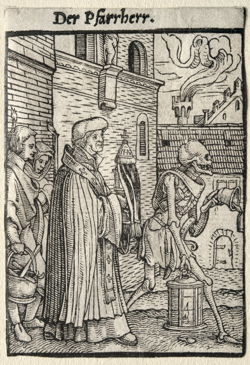 Ölüm Dansı: Papaz by Hans Holbein