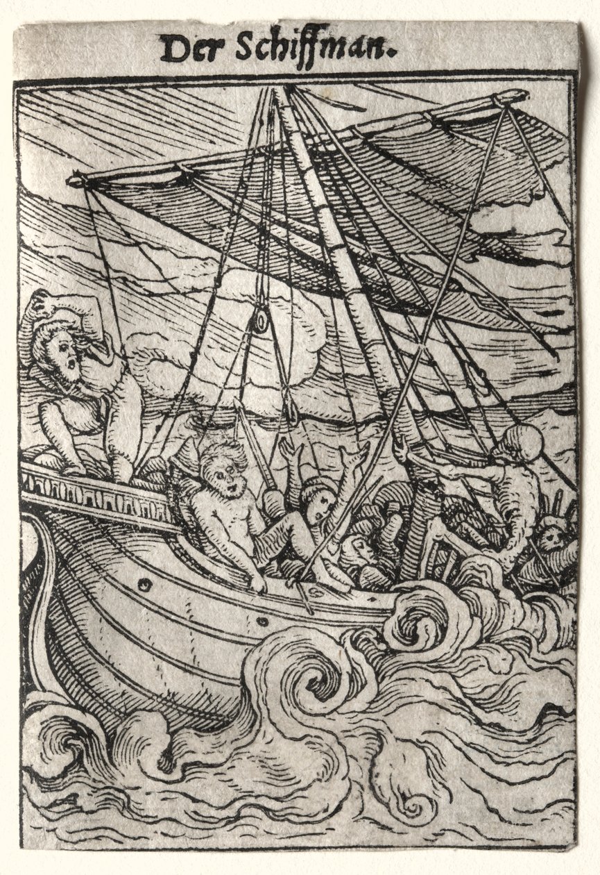 Ölüm Dansı: Denizci, c. 1526. by Hans Holbein