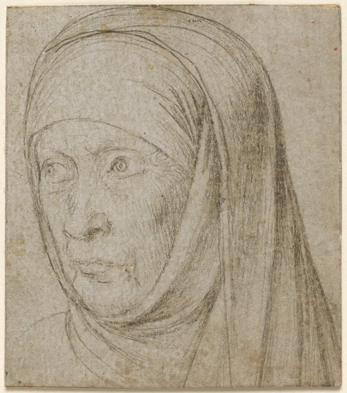 Yaşlı Bir Kadının Başı, c. 1500. by Hans Holbein