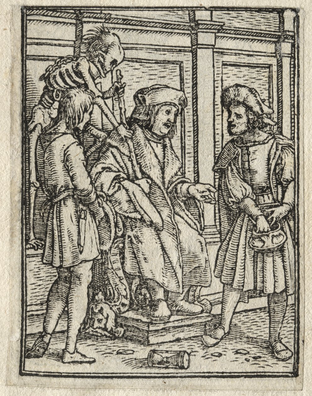 Ölümün Dansı: Yargıç by Hans Holbein