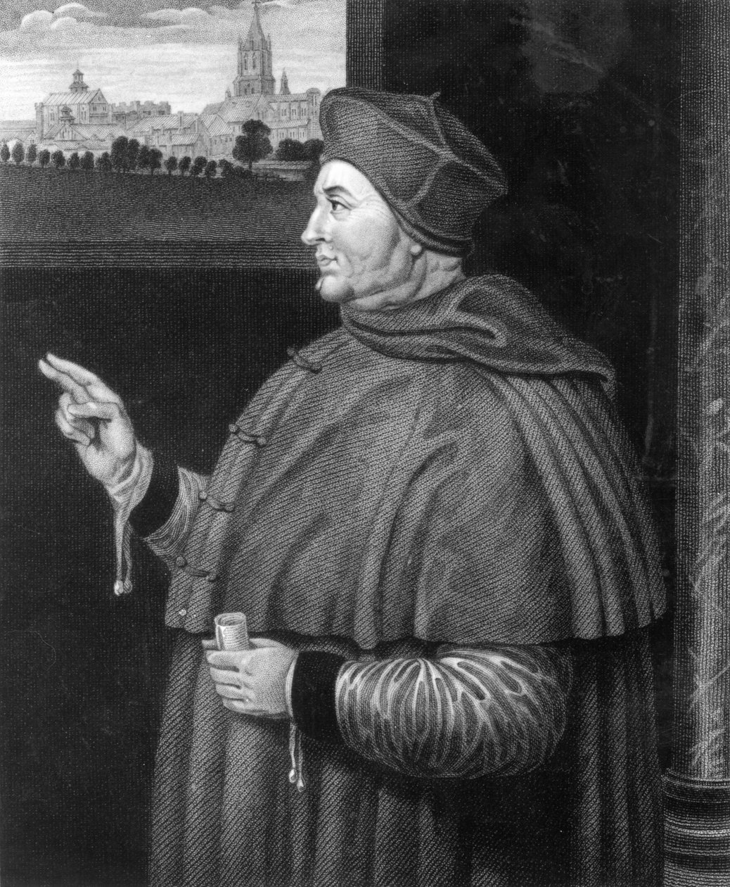 Kardinal Thomas Wolsey (gravür) by Hans Holbein der Jüngere