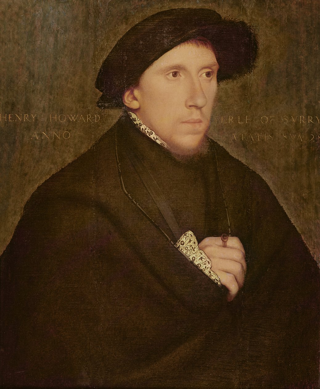 Henry Howard, Surrey Kontu, c.1542 (panelde yağ ve tempera) by Hans Holbein der Jüngere