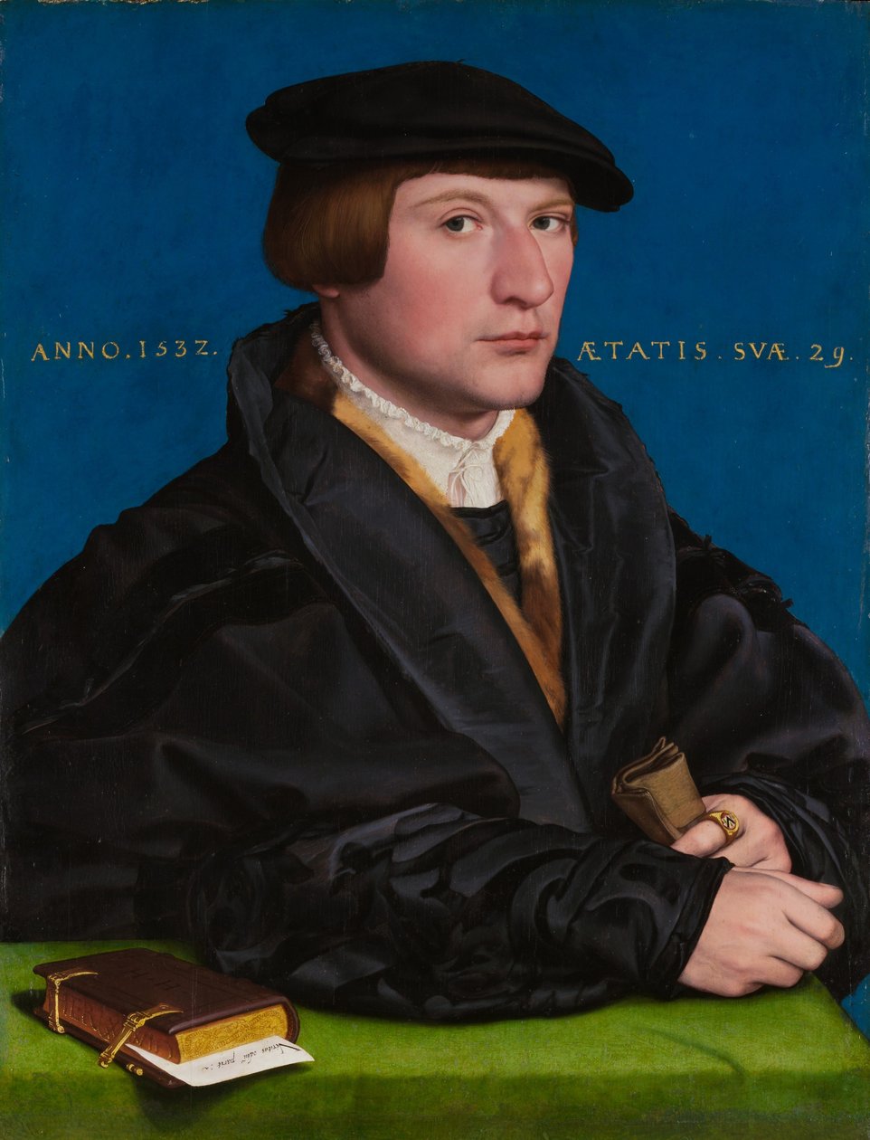 Hermann von Wedigh III (1560 öldü), 1532 (meşe üzerine petrol ve altın) by Hans Holbein der Jüngere