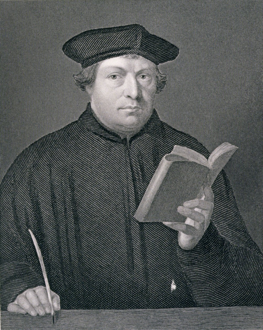 Martin Luther (1483-1546), W. Holl tarafından oyulmuş, 