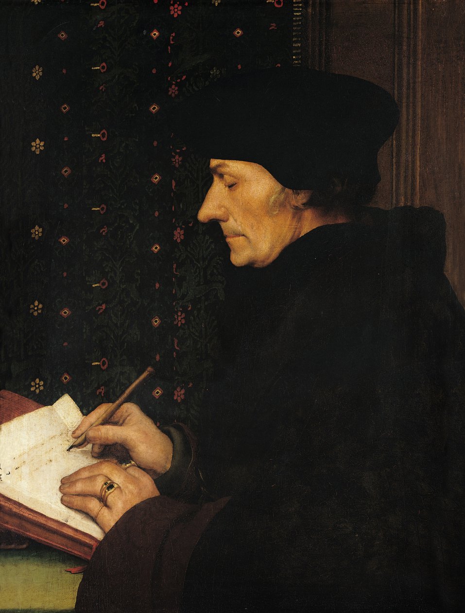 Portrait of Desiderius Erasmus  by Hans Holbein der Jüngere