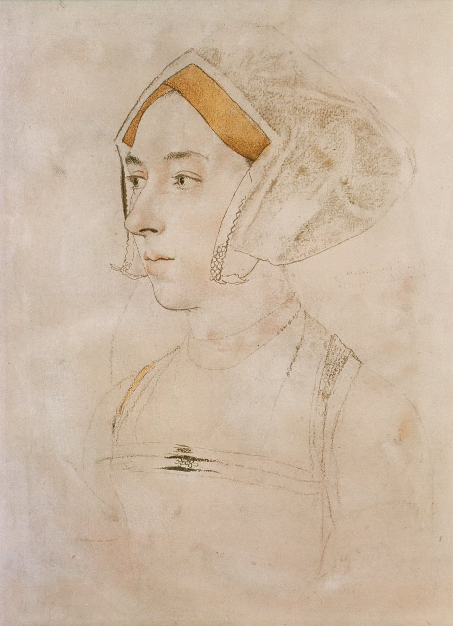 Otoportre, c.1855 (kağıt üzerine kırmızı tebeşir) by Hans Holbein der Jüngere