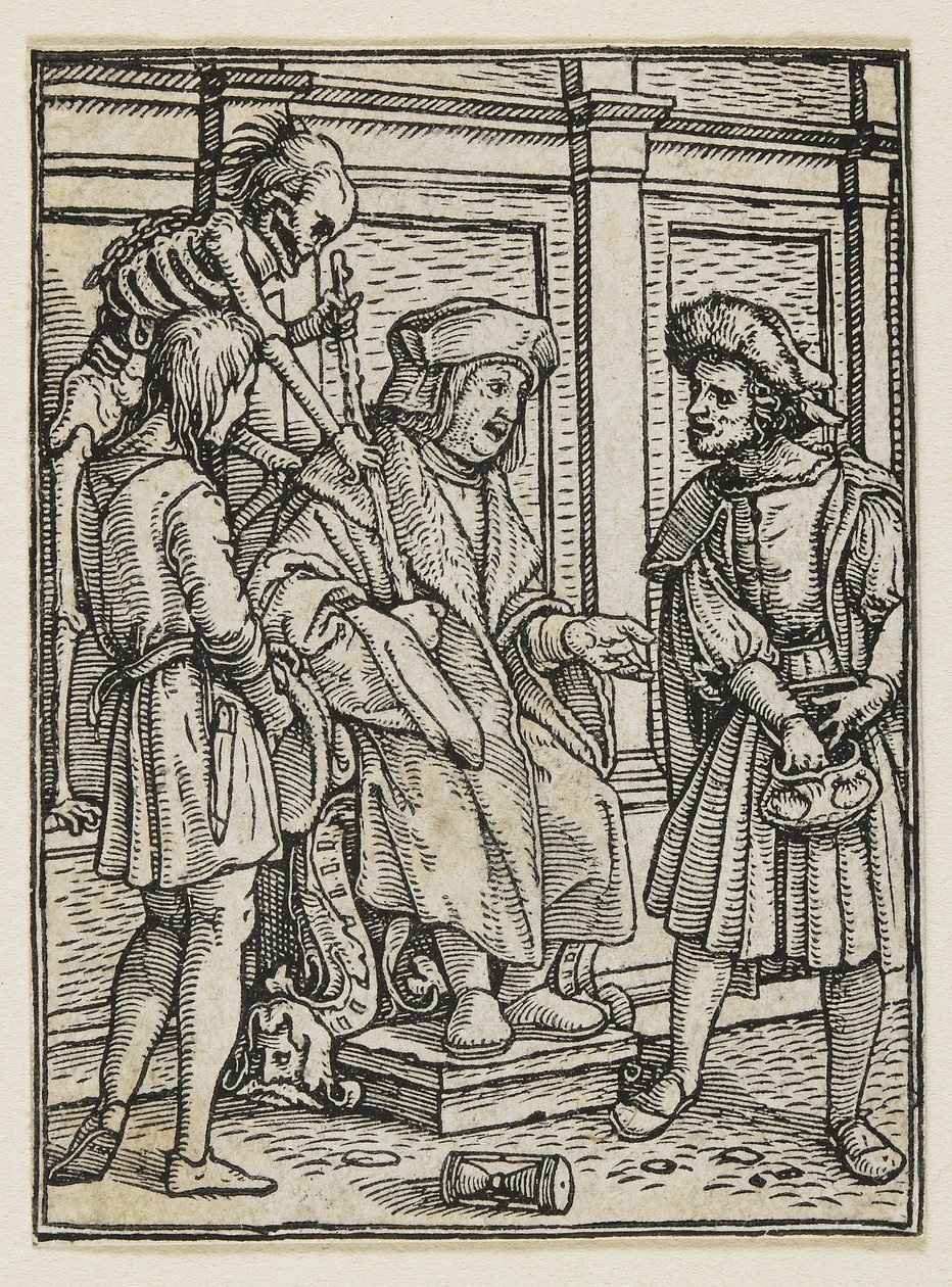 Ölüm Dansı'ndan Yargıç (Lyons), 1538, 1523-1526 by Hans Holbein der Jüngere