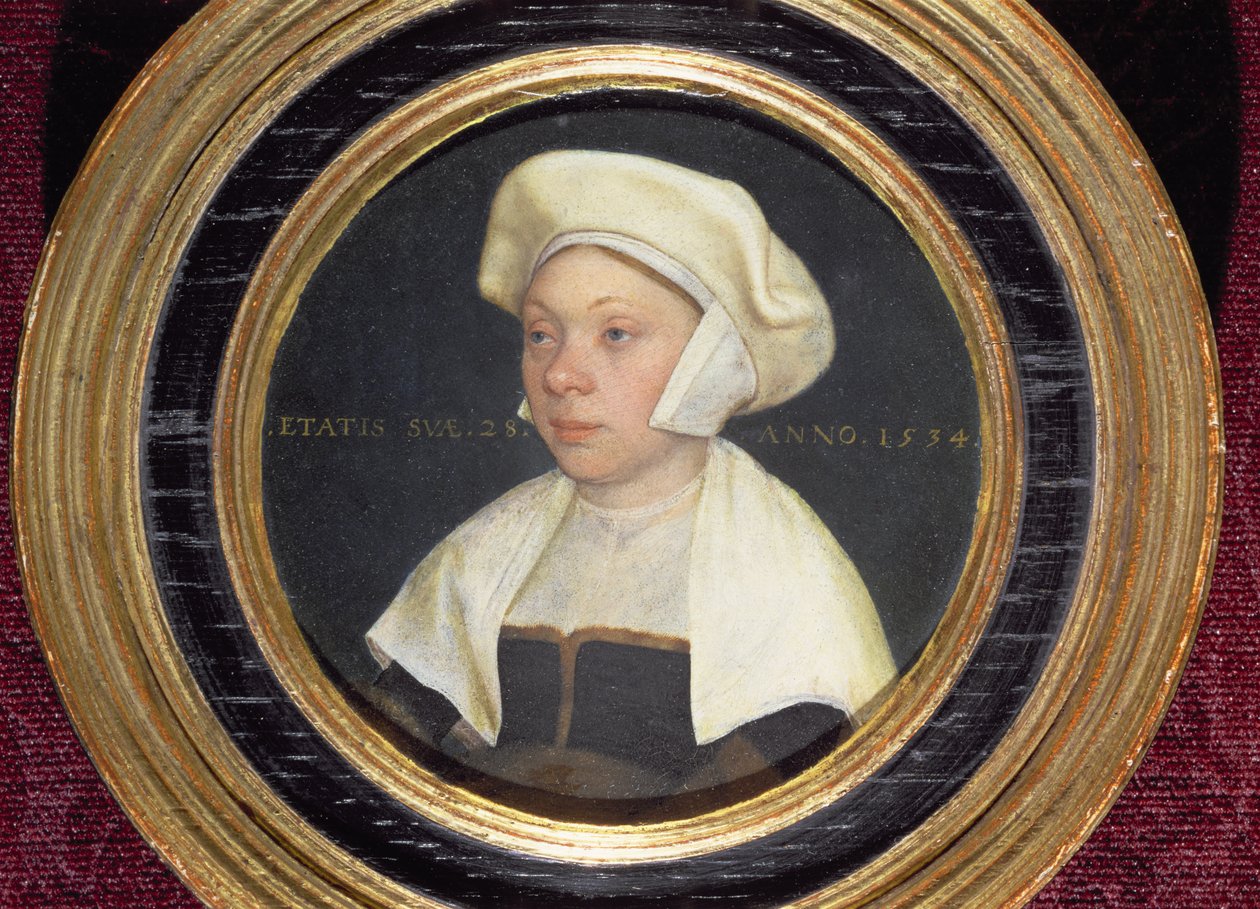 Kral Henry VIII, 1534 (72441) mahkemesinde bir devlet adamının karısı by Hans Holbein der Jüngere
