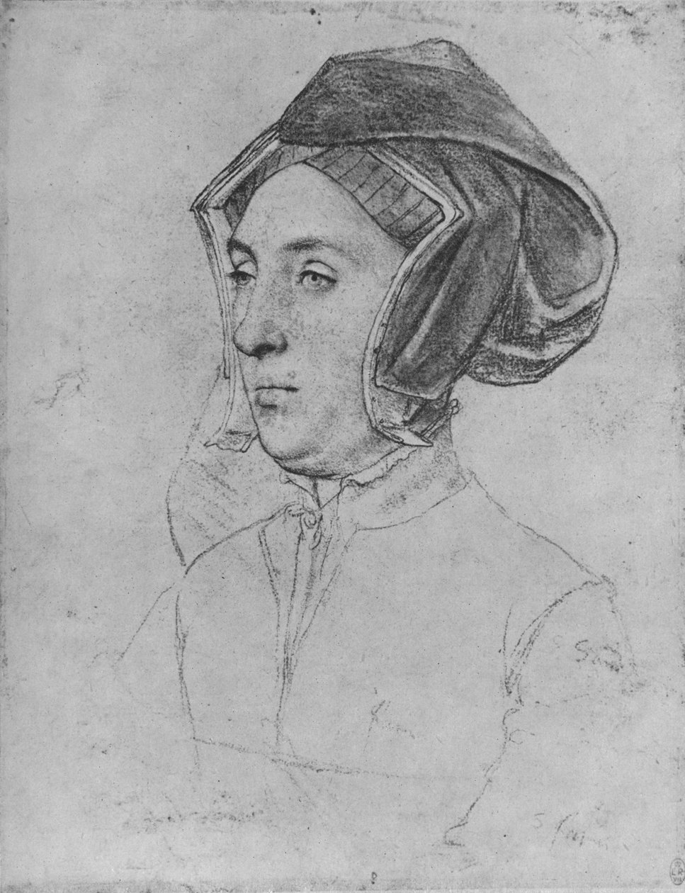 Bir Hanımefendi: Bilinmiyor, c1532-1543 1945 by Hans Holbein der Jüngere