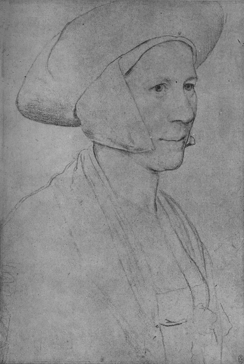 Bir Kadın: Bilinmiyor, 1526-1528 1945 by Hans Holbein der Jüngere
