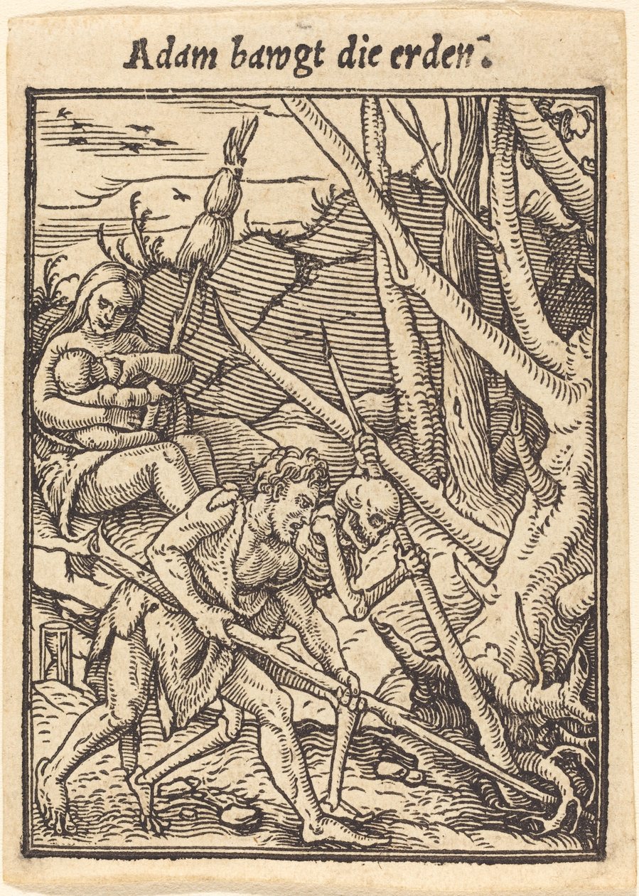Adem dünyayı sallıyor by Hans Holbein der Jüngere