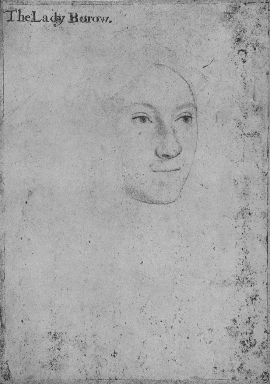 Alice London, Lady Borough, c1541 1945 by Hans Holbein der Jüngere