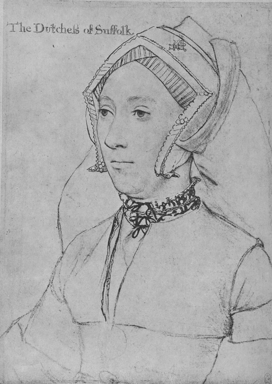 Catherine Willoughby, c1532-1543 1945 by Hans Holbein der Jüngere
