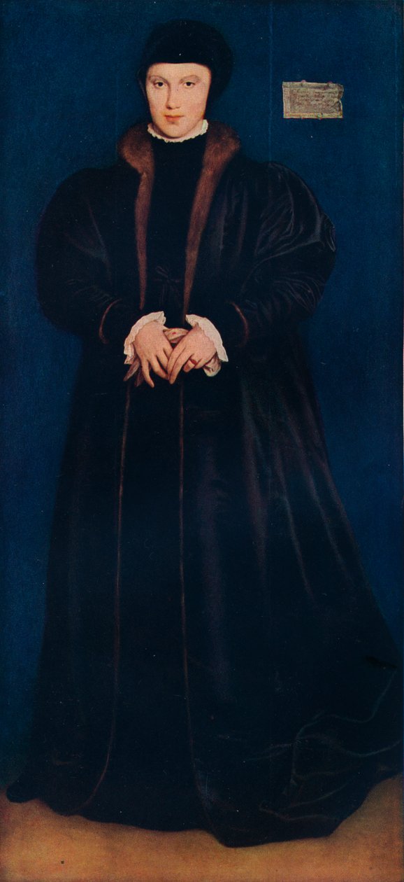 Danimarka Christina, Milano Düşesi, 1538 by Hans Holbein der Jüngere