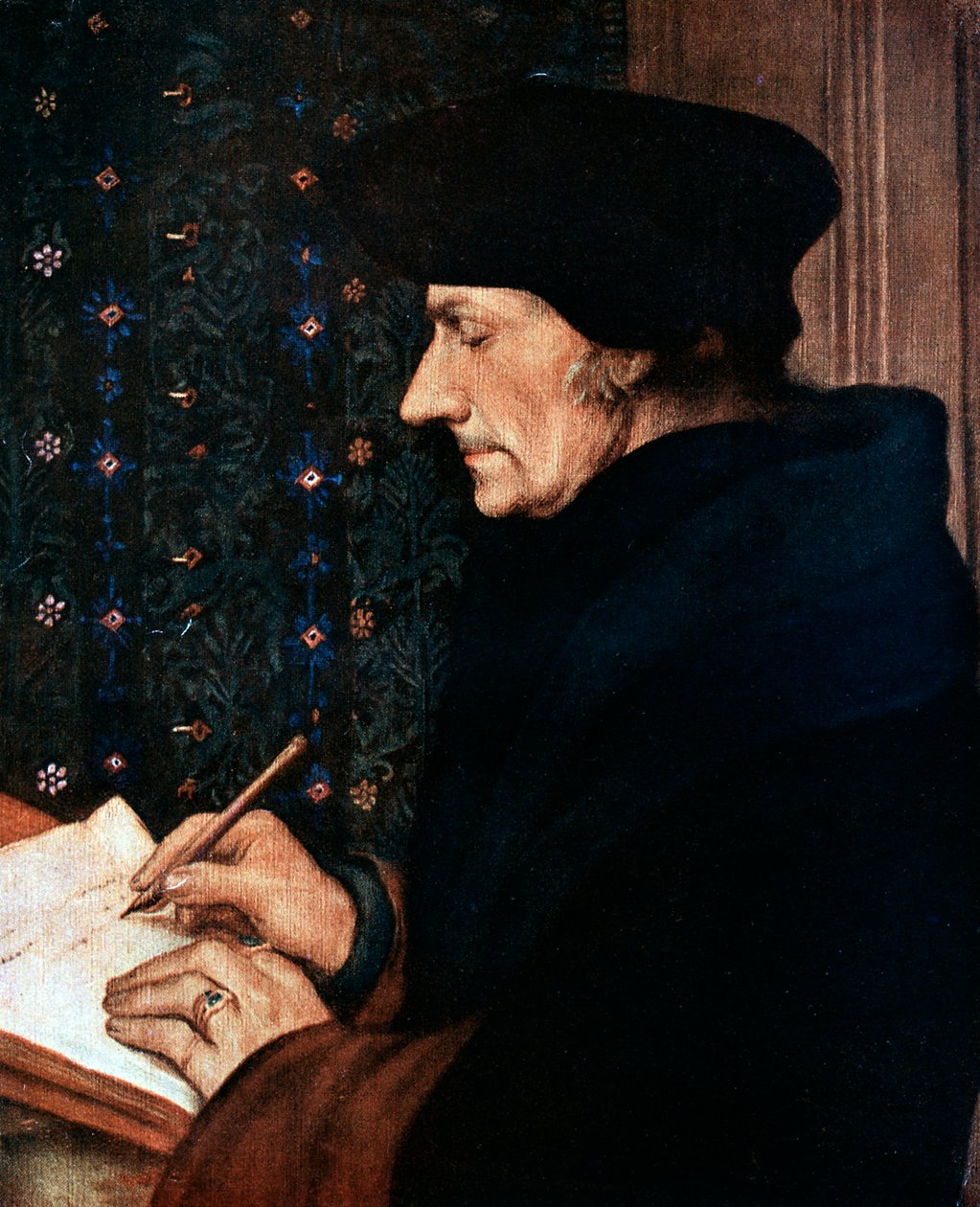 Desiderius Erasmus 1497-1543, Hollandalı hümanist ve bilim adamı, 1523. by Hans Holbein der Jüngere