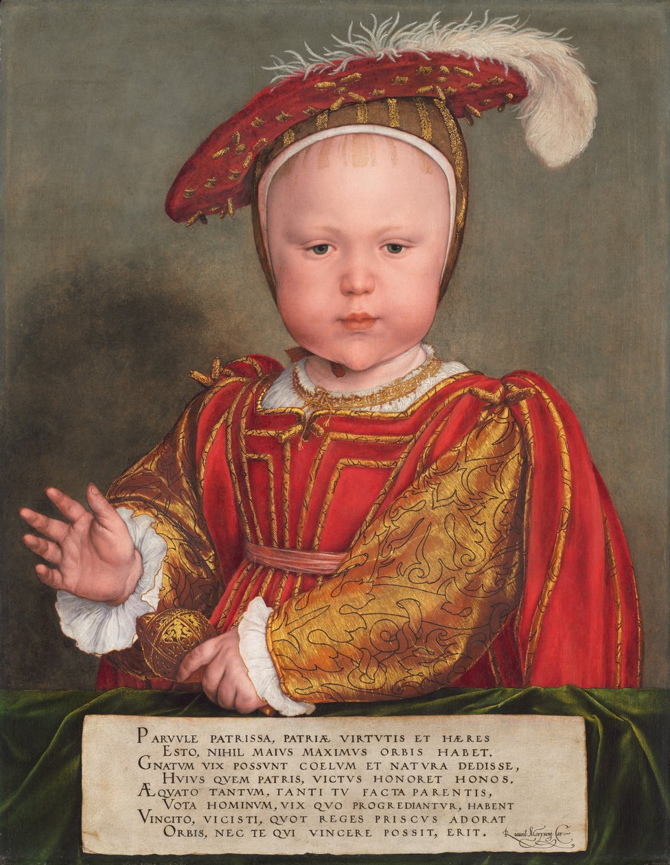 Çocukken Edward VI by Hans Holbein der Jüngere