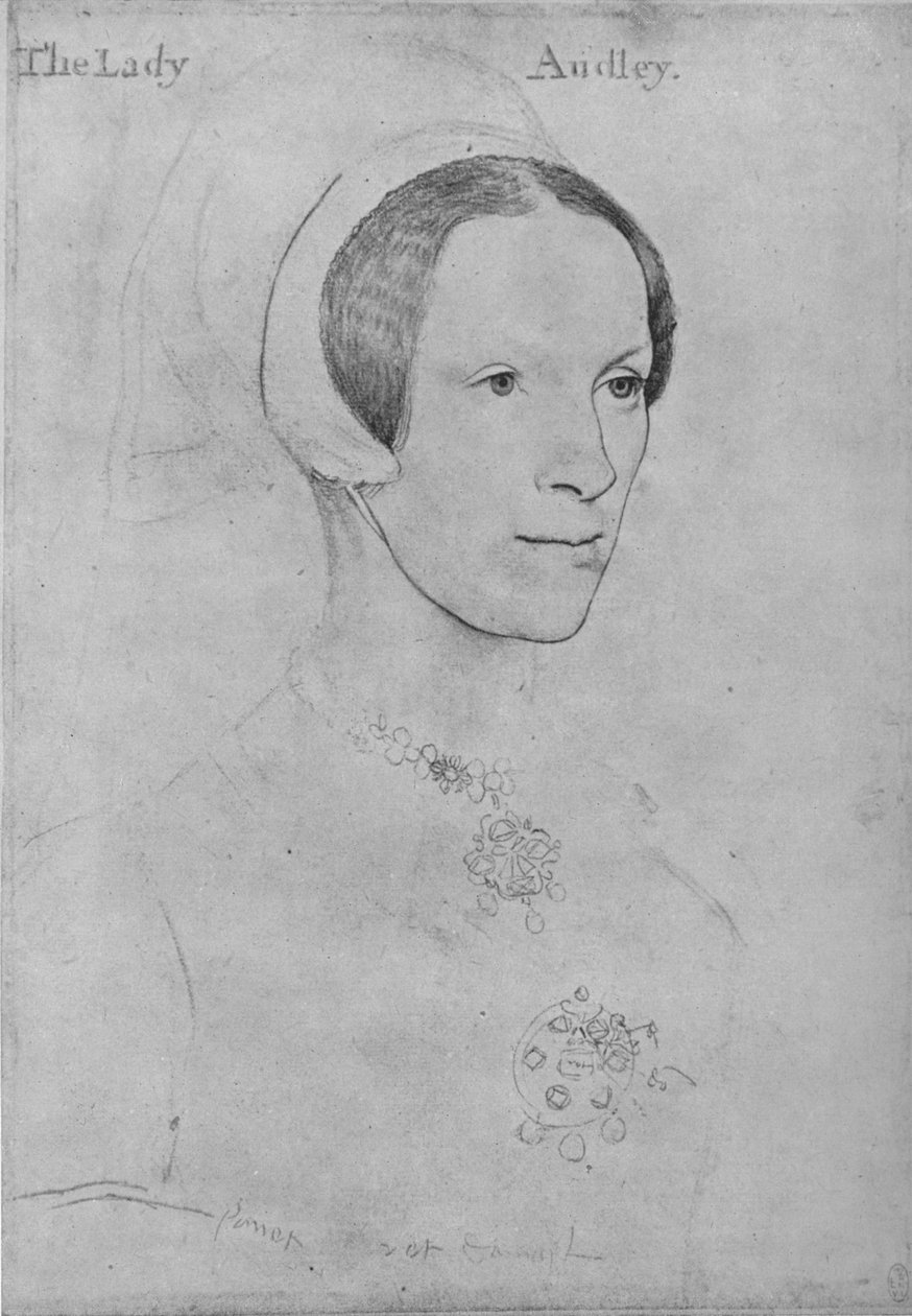 Elizabeth, Leydi Audley, c1538 1945 by Hans Holbein der Jüngere