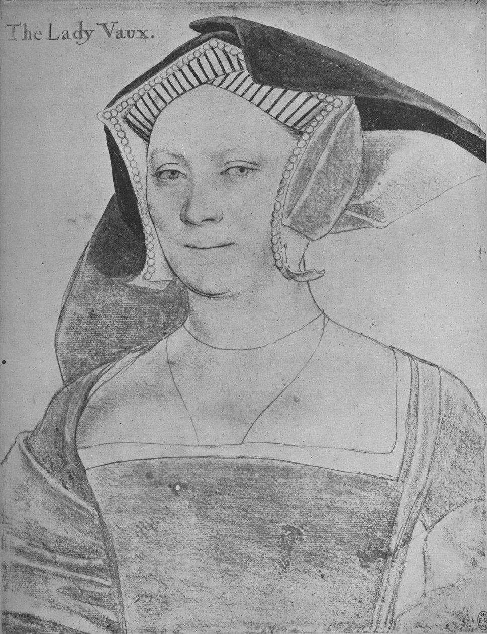 Elizabeth, Lady Vaux, c1536 1945 by Hans Holbein der Jüngere