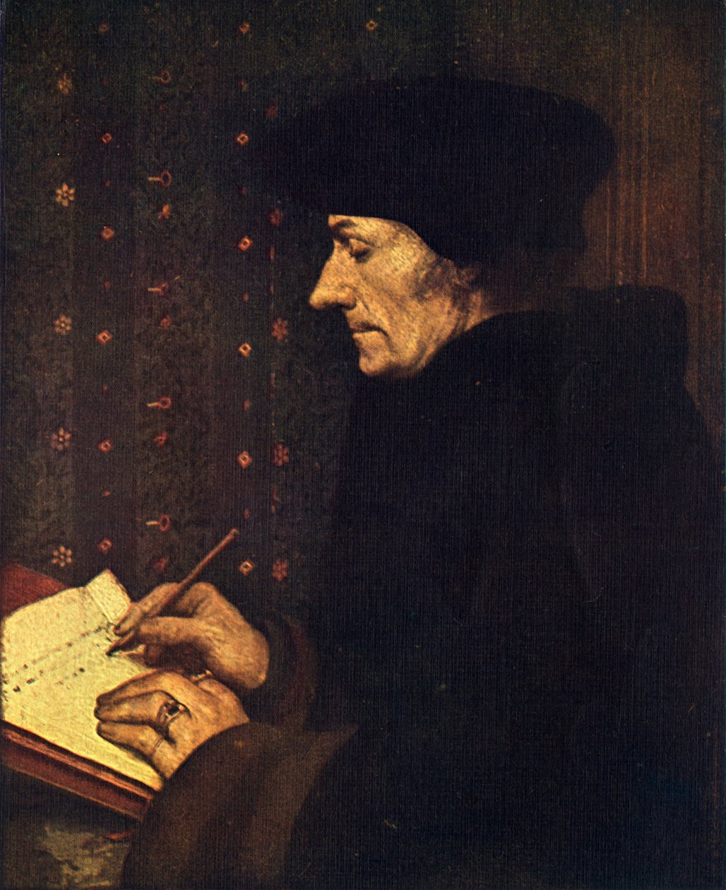 Erasmus, 1523, 1909 by Hans Holbein der Jüngere