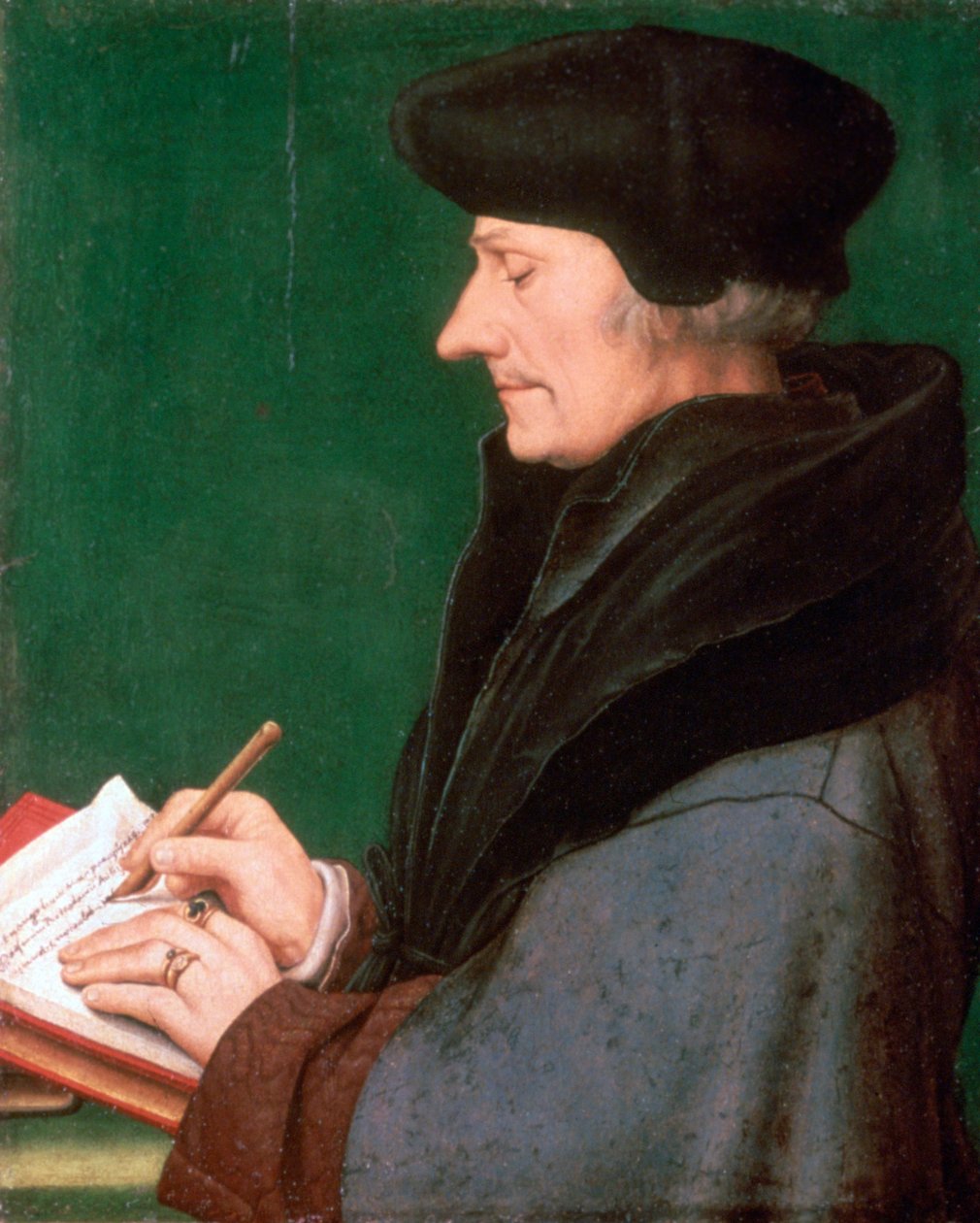 Rotterdam Erasmusu, 1523 by Hans Holbein der Jüngere