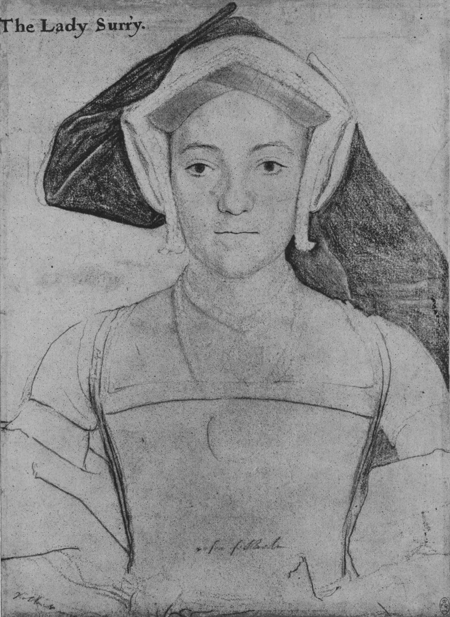 Frances, Surrey Kontesi, c1532-1533 1945 by Hans Holbein der Jüngere