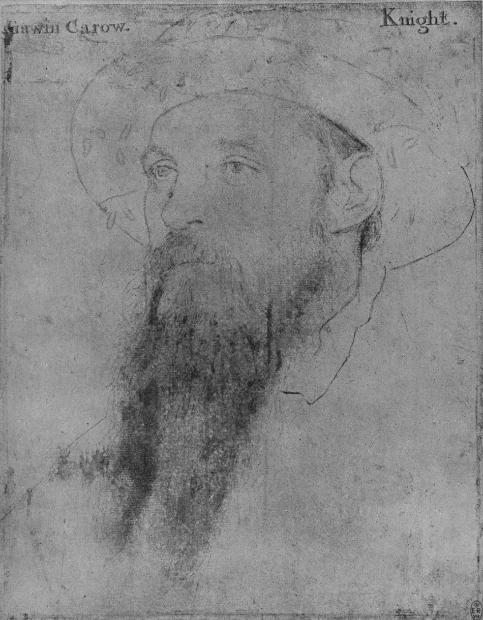 Gavin Carew, c1532-1543 1945 by Hans Holbein der Jüngere