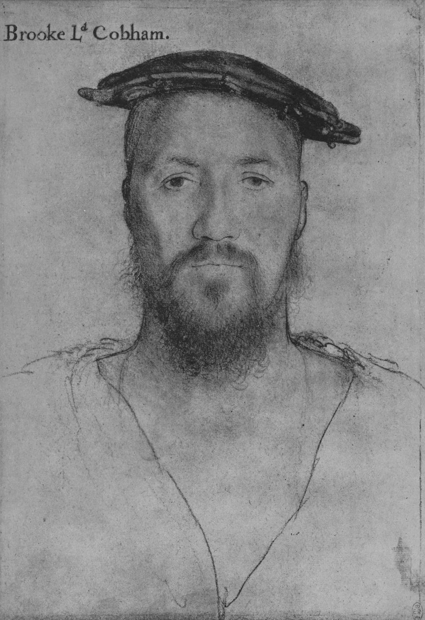 George Brooke, Cobham Lordu, c1532-1543 1945 by Hans Holbein der Jüngere