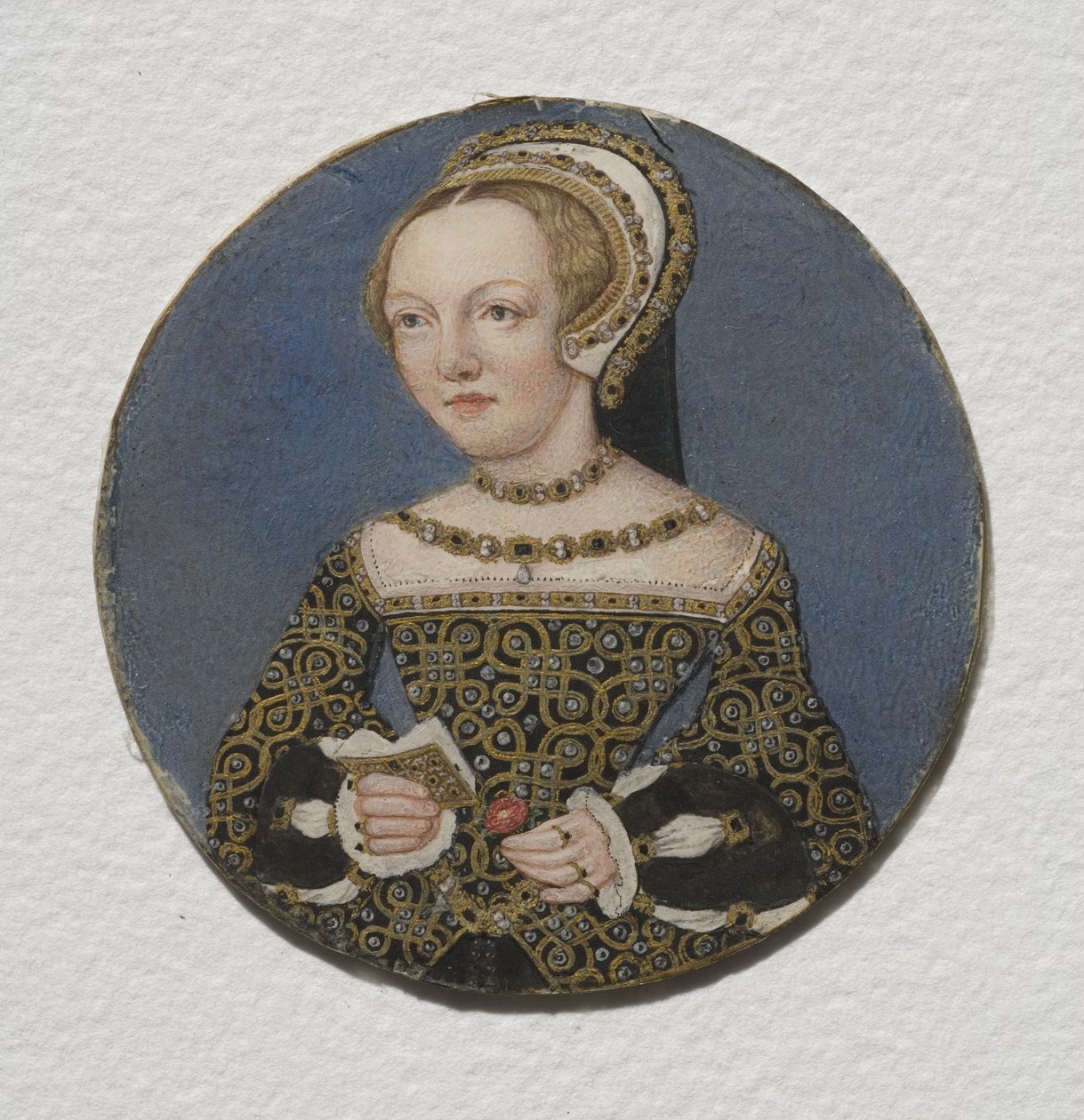 Leydi Mary Howard, c.1533 (parşömen üzerinde wc) by Hans Holbein der Jüngere