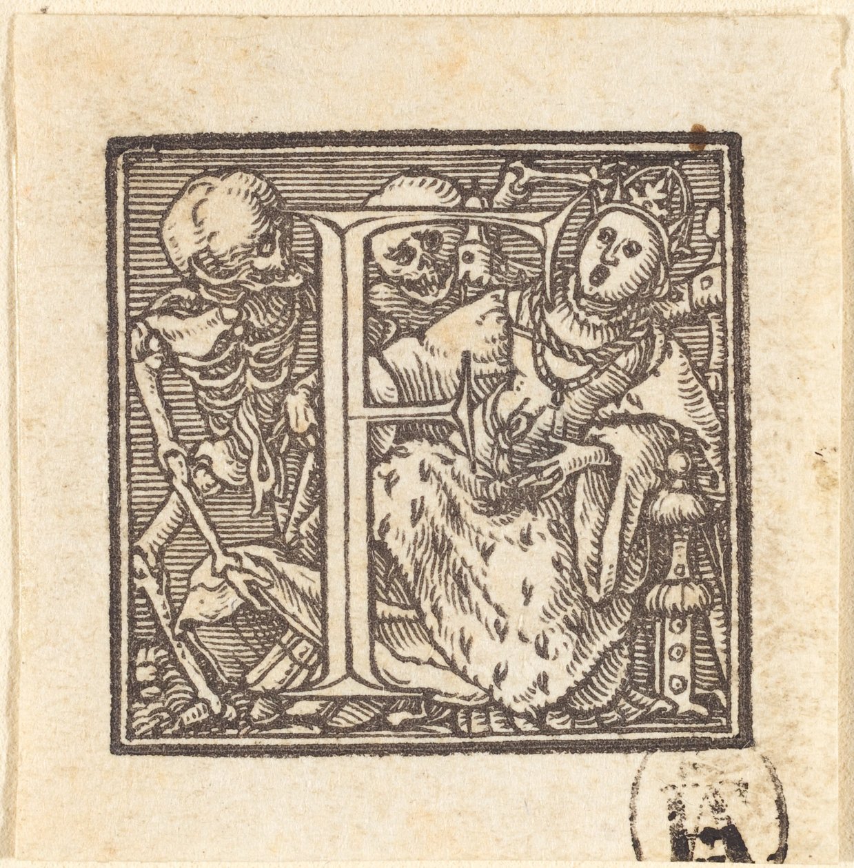 F harfi by Hans Holbein der Jüngere