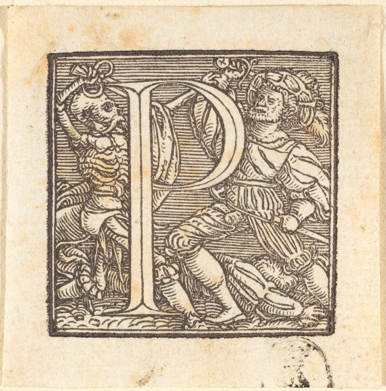 P harfi by Hans Holbein der Jüngere