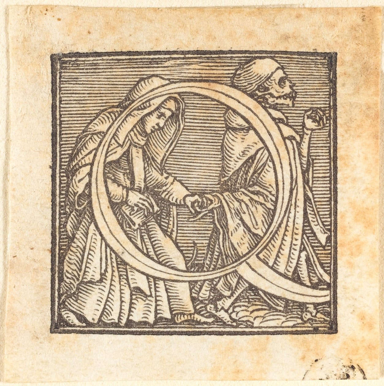 Q harfi by Hans Holbein der Jüngere