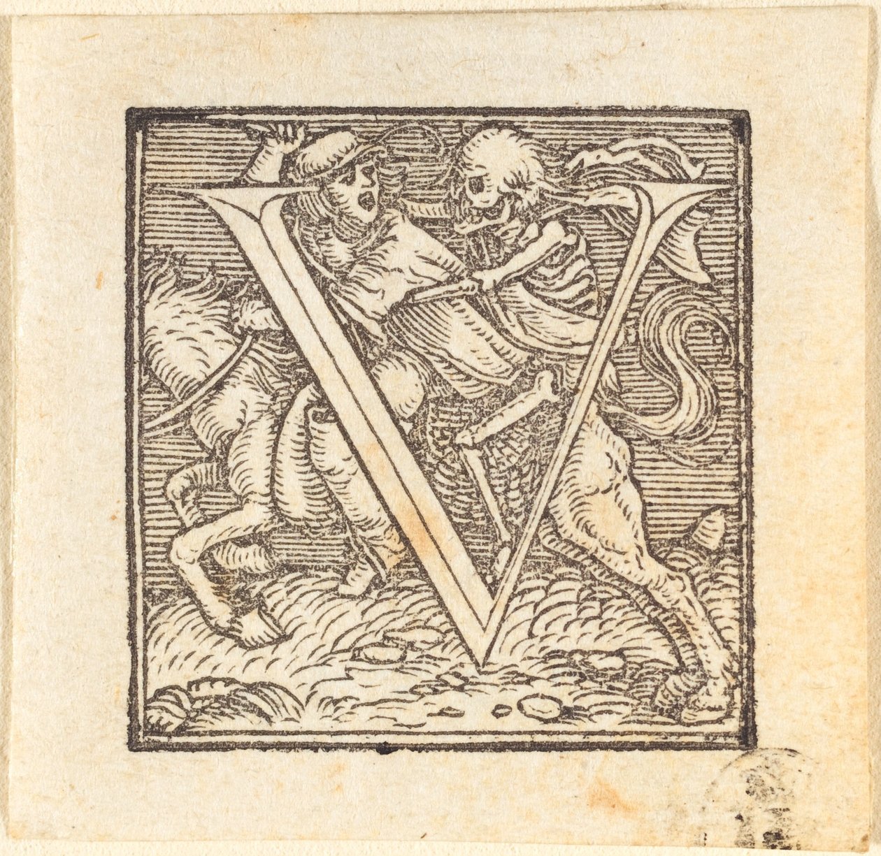 V harfi by Hans Holbein der Jüngere