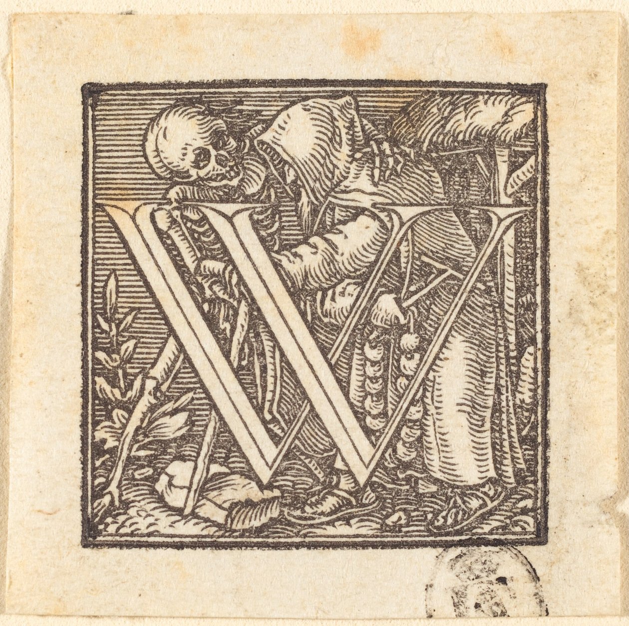 W harfi. by Hans Holbein der Jüngere