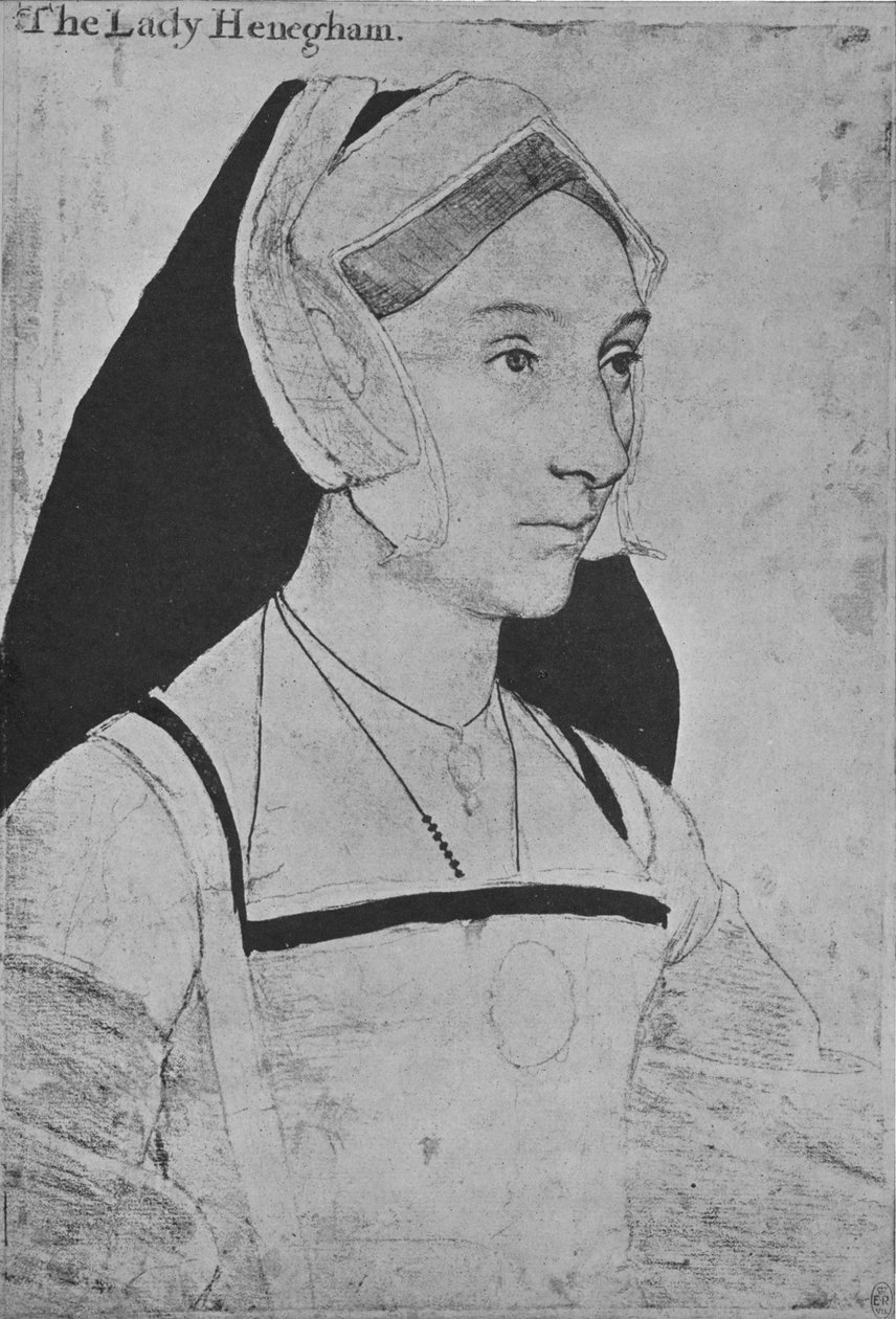 Mary, Leydi Heveningham, c1532-1543 1945 by Hans Holbein der Jüngere