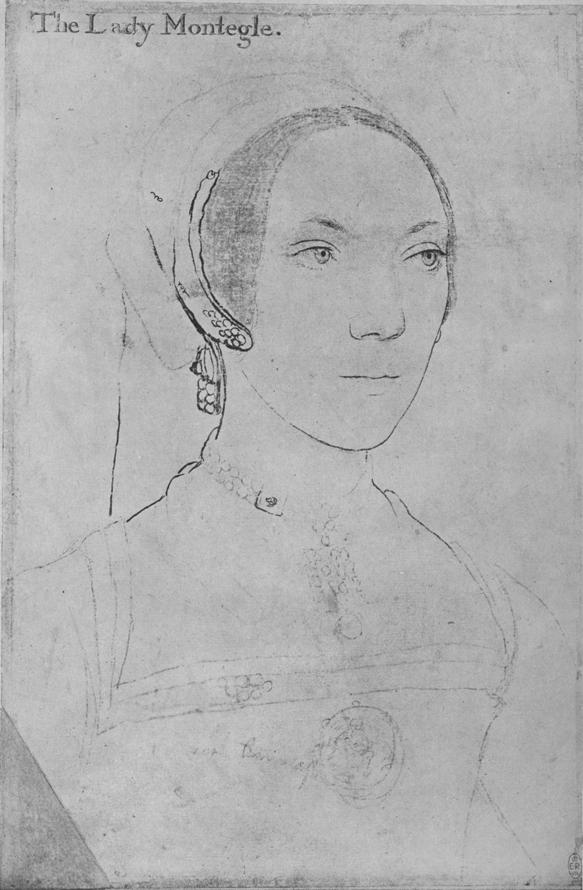 Mary, Leydi Monteagle, c1538-1540 1945 by Hans Holbein der Jüngere