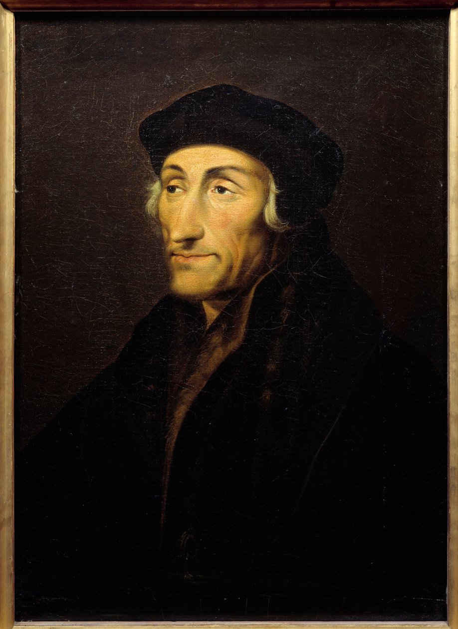 Rotterdam Erasmus Portresi (Desiderius Erasmus Rotterdamus) by Hans Holbein der Jüngere