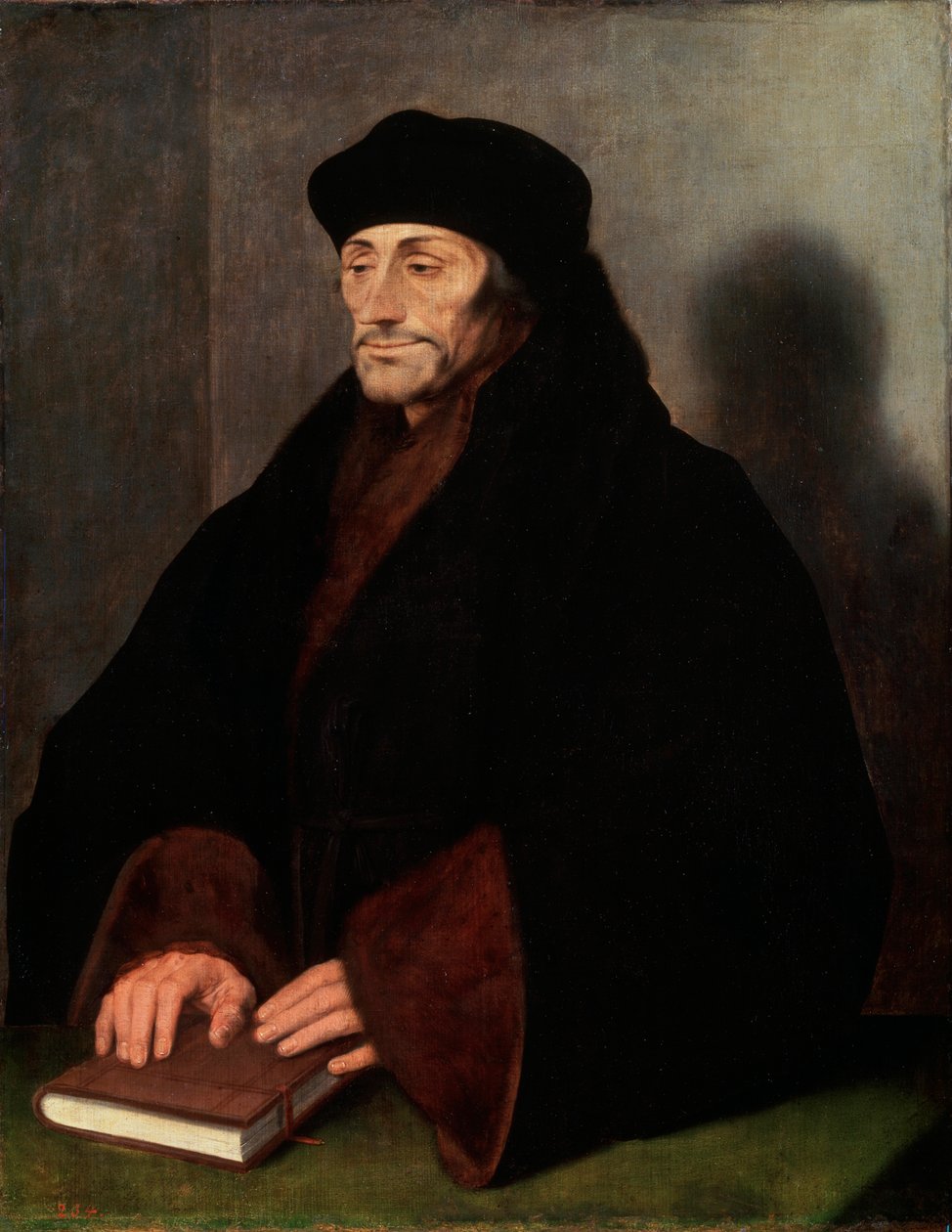 Rotterdam Erasmus Portresi, 146669-1536, 1523 by Hans Holbein der Jüngere