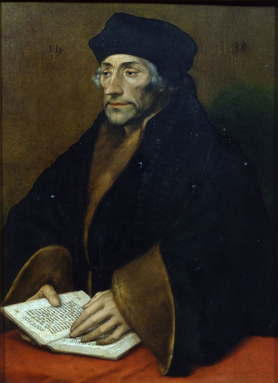 Rotterdam Erasmus Portresi 1467-1536, 1530 by Hans Holbein der Jüngere