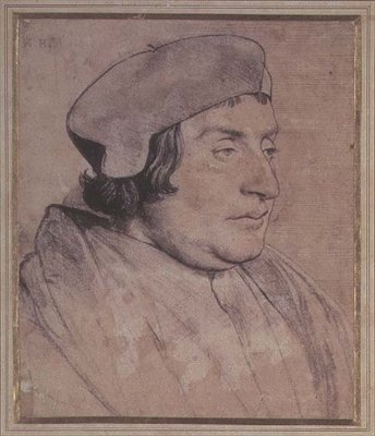 Bir Bilgin veya Din Adamının Portresi (siyah tebeşir) by Hans Holbein der Jüngere