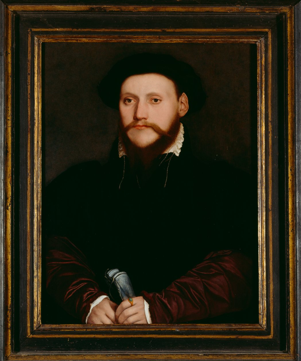 Bilinmeyen Bir Adamın Portresi (tuval üzerine yağlıboya) by Hans Holbein der Jüngere