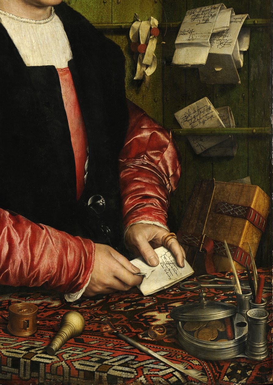 Tüccar George Gisze'nin Portresi by Hans Holbein the Younger