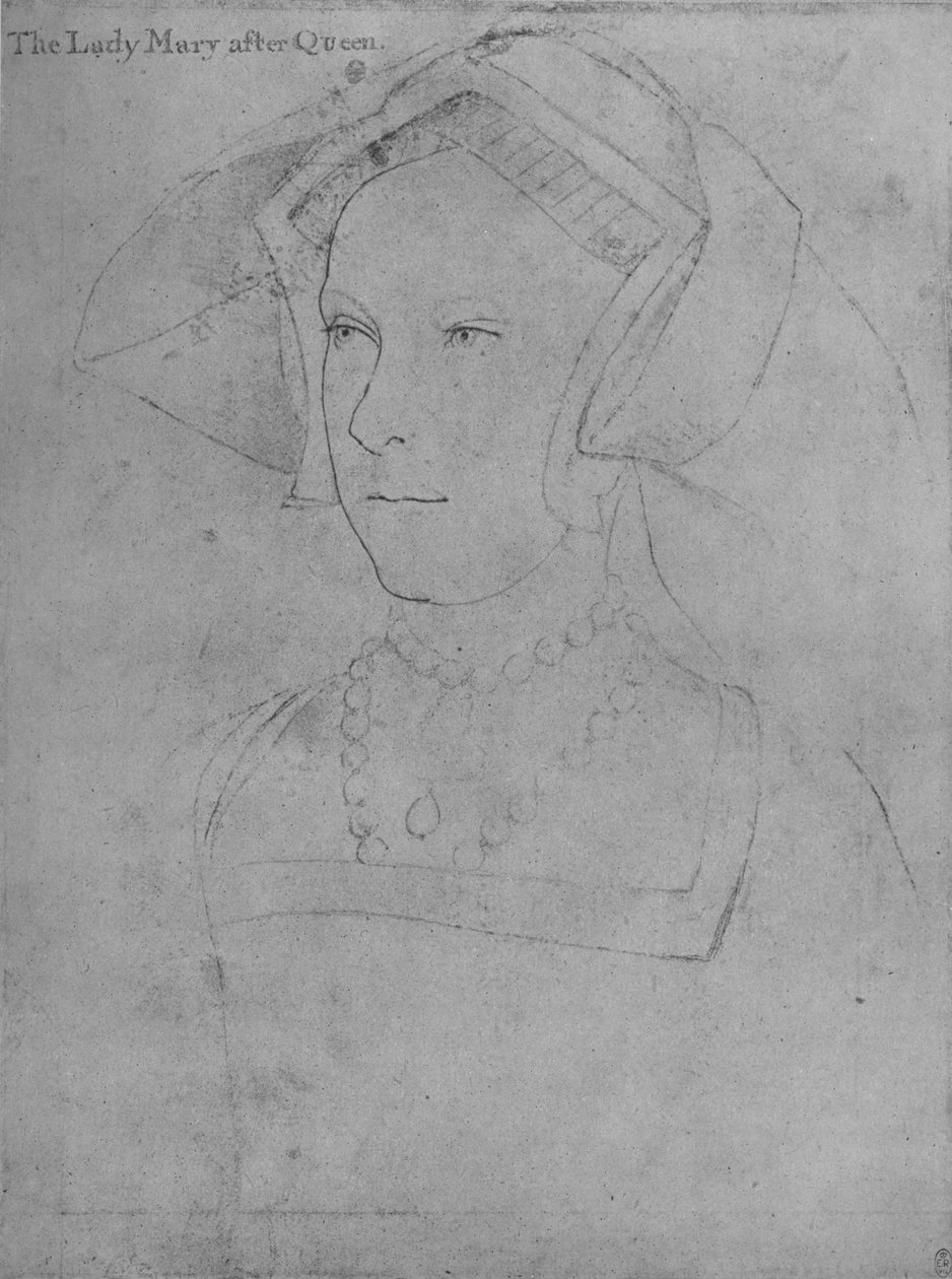 Prenses Mary, c1536 1945 by Hans Holbein der Jüngere