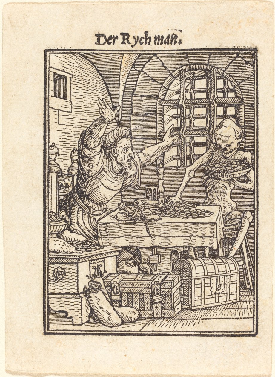 Zengin adam by Hans Holbein der Jüngere